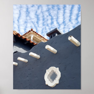 Wolken boven Seaport Village Poster