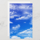Wolken Briefpapier (Voorkant / Achterkant)