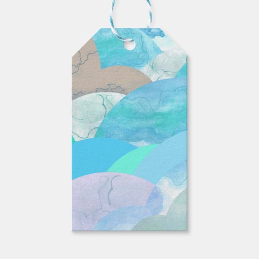 Wolken Cadeaulabel (Voorkant)