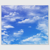 Wolken Cadeaupapier (Vlak)