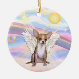 Wolken - Chihuahua (lichtrood) Keramisch Ornament