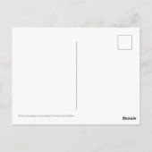 Wolken die afnemen op Briefkaart van grasland (Achterkant)