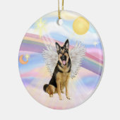 Wolken - Duitse Herder (#6) Keramisch Ornament (Links)