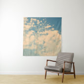 Wolken - -effectstijlafbeelding met een schijnbaar wandkleed (In situ)