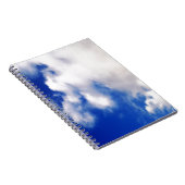 Wolken en blauwe hemel notitieboek (Rechterzijde)