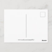 Wolken en bliksem briefkaart (Achterkant)