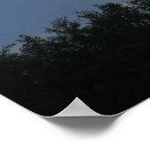 Wolken en Bomen Poster (Hoek)