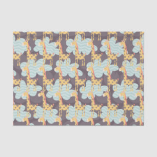 Wolken en Giraffes Tissuepapier