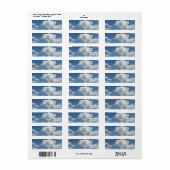 Wolken en Groen Etiket (Full Sheet)