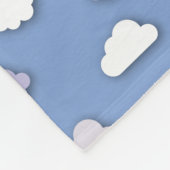 Wolken Fleece Deken (Hoek)