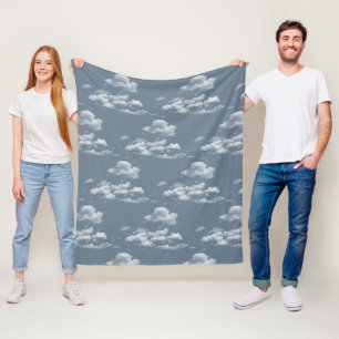 Wolken Fleece Deken