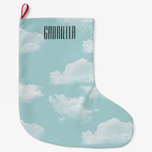 Wolken gepersonaliseerd grote kerstsok