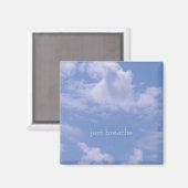 Wolken, gewoon ademen magneet (Voorkant / Achterkant)