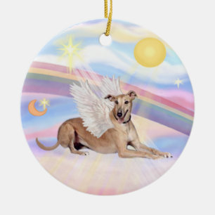 Wolken - Greyhound (flawn) Keramisch Ornament