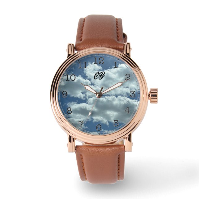 "Wolken" Horloge (Voorkant)