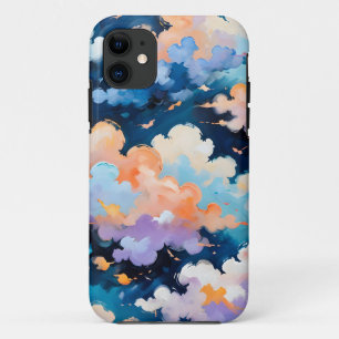 Wolken in beweging iPhone 11 hoesje