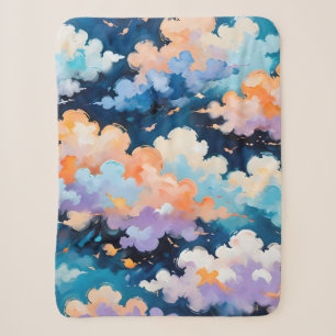 Wolken in beweging sherpa deken