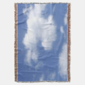 wolken in blauwe lucht deken (Voorkant Verticaal)