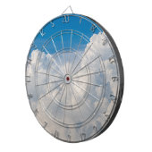 Wolken in de hemel dartbord (Voorkant Rechts)