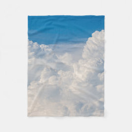 Wolken in de hemel fleece deken