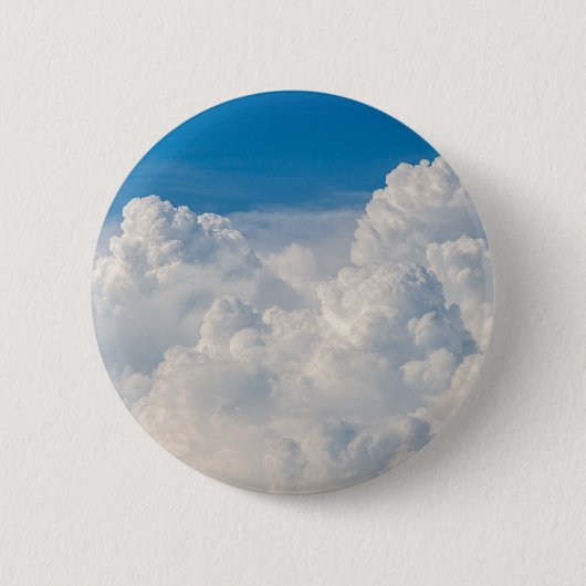 Wolken in de hemel ronde button 5,7 cm (Voorkant)