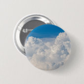 Wolken in de hemel ronde button 5,7 cm (Voorkant /achterkant)