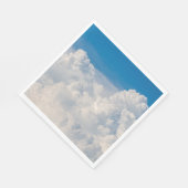 Wolken in de hemel servet (Hoek)