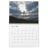 Wolken in de hemelkalender kalender (Mar 2026)