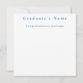 Wolken in de Sky Flat Kaart (Achterkant)