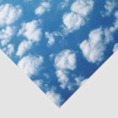 Wolken in het hemelpatroon tissuepapier (Detail)