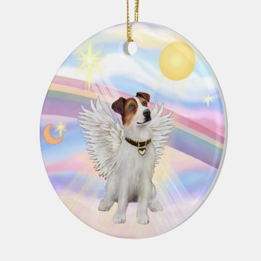 Wolken - Jack Russell Terrier Keramisch Ornament (Links)