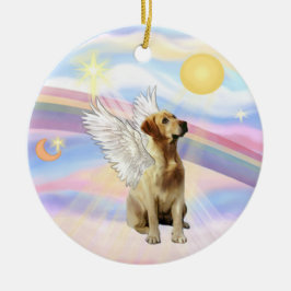 Wolken - Labrador (geel) Keramisch Ornament
