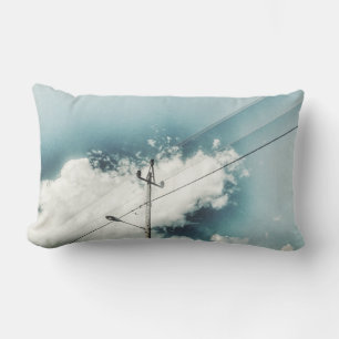 Wolken Lucht Lamp Paal Minimalisme Worp Kussen