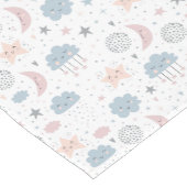 Wolken Maan Sterren Douche Verjaardag Tafelloper (Hoek)