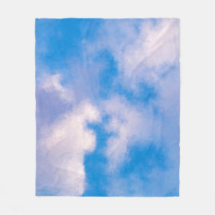 Wolken met rugleuning, 50 x 60 inch fleece deken