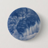 Wolken met tanden ronde button 5,7 cm (Voorkant)