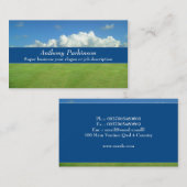 wolken natuur visitekaartje (Voorkant / Achterkant)