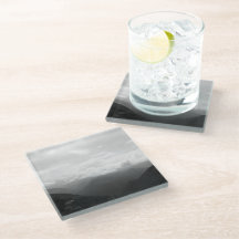 Wolken op de heuvels Zwart-wit Fotografie