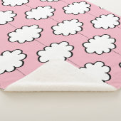 Wolken op snaren sherpa deken (3/4)