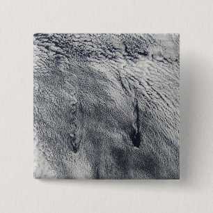 Wolken over de Juan Fernandez-eilanden Vierkante Button 5,1 Cm