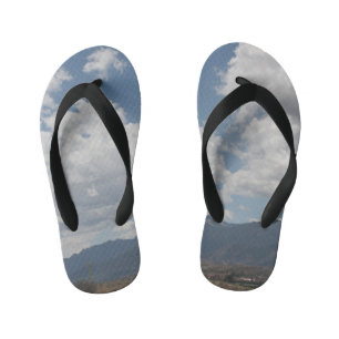 Wolken over de Rocky Mountains Kinder Teenslippers