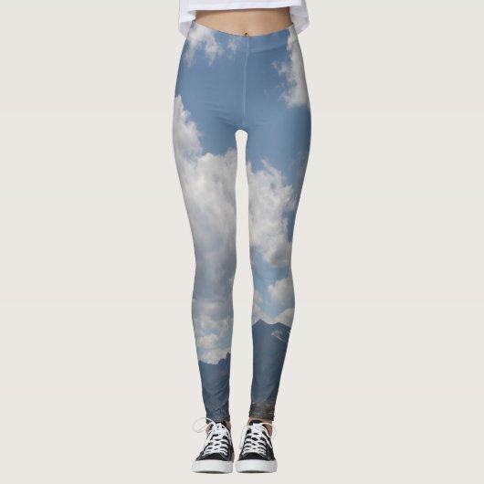 Wolken over de Rocky Mountains Leggings (Voorkant)