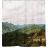 Wolken over de vallei..... douchegordijn (Voorkant)