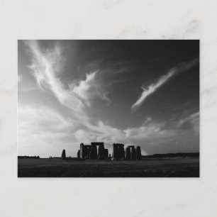 Wolken over steenhenge briefkaart