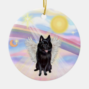 Wolken - Schipperke Angel Keramisch Ornament