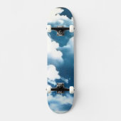 Wolken Skateboard (Voorkant)