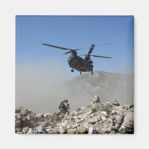 wolken stof die door de rotorwas worden opgestoken magneet