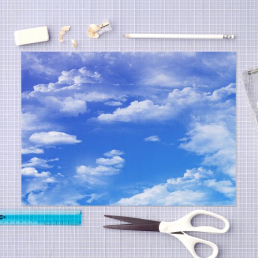 Wolken Tissuepapier (Craft)