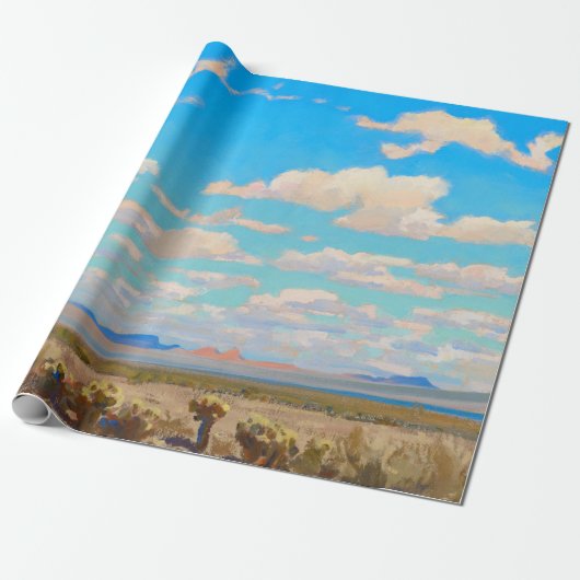 Wolken van een zomermiddag door Maynard Dixon Cadeaupapier (Uitgerold)