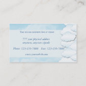 Wolken Visitekaartje (Achterkant)